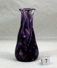 Vase #7 - Purple & White 202//240